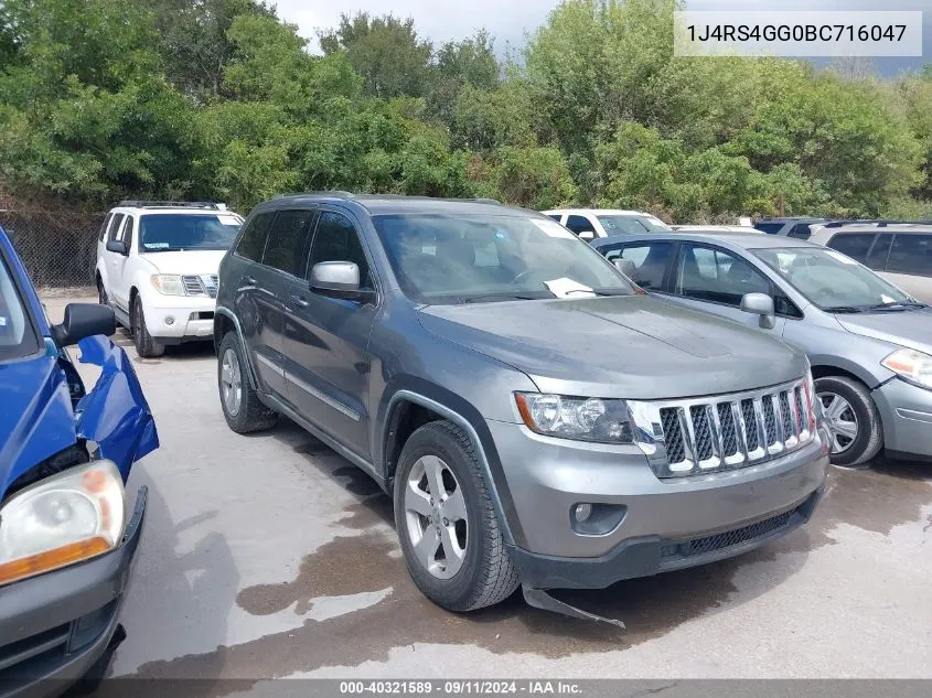 1J4RS4GG0BC716047 2011 Jeep Grand Cherokee Laredo