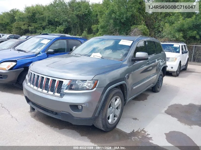 1J4RS4GG0BC716047 2011 Jeep Grand Cherokee Laredo