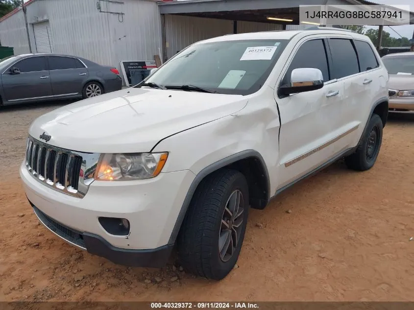 2011 Jeep Grand Cherokee Laredo VIN: 1J4RR4GG8BC587941 Lot: 40329372