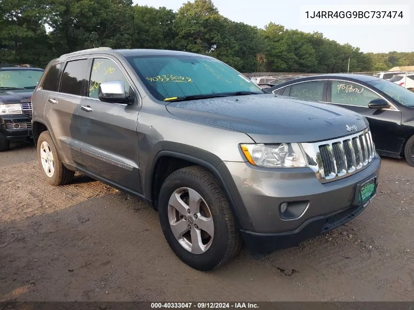 1J4RR4GG9BC737474 2011 Jeep Grand Cherokee Laredo