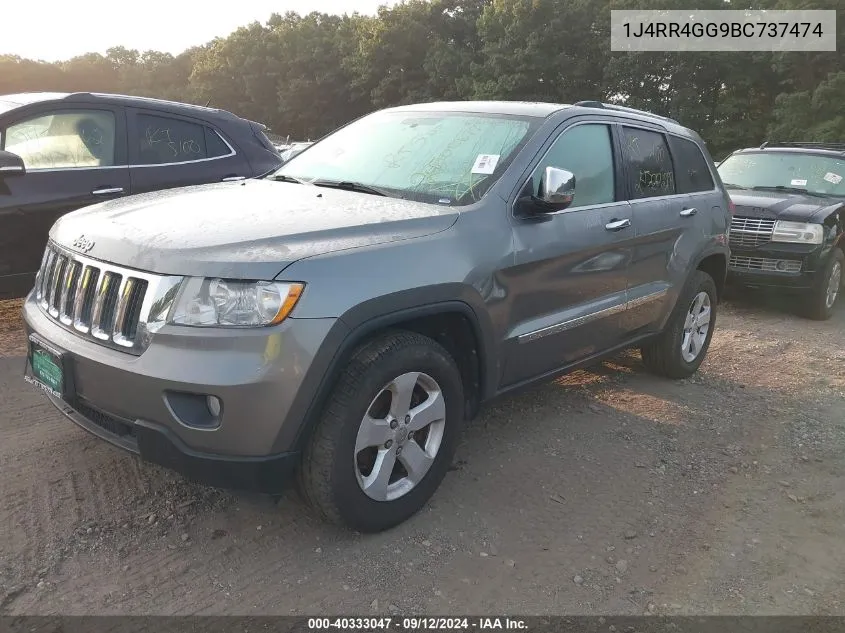 2011 Jeep Grand Cherokee Laredo VIN: 1J4RR4GG9BC737474 Lot: 40333047