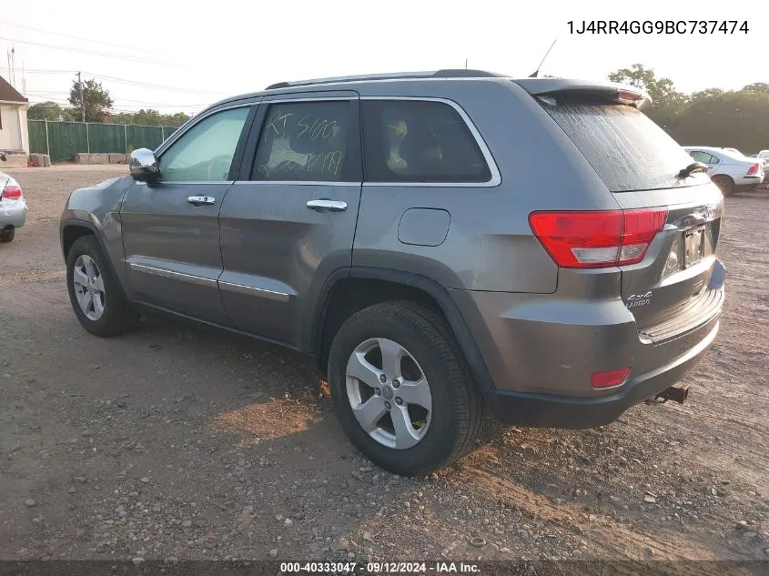 1J4RR4GG9BC737474 2011 Jeep Grand Cherokee Laredo