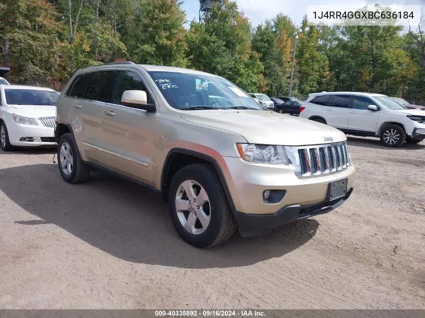 2011 Jeep Grand Cherokee Laredo VIN: 1J4RR4GGXBC636184 Lot: 40335892