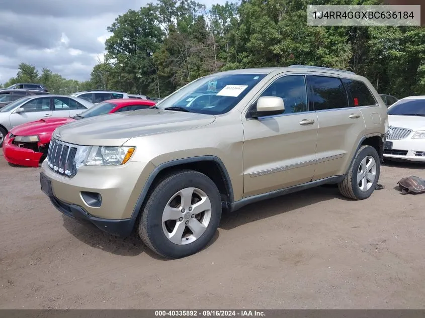 2011 Jeep Grand Cherokee Laredo VIN: 1J4RR4GGXBC636184 Lot: 40335892