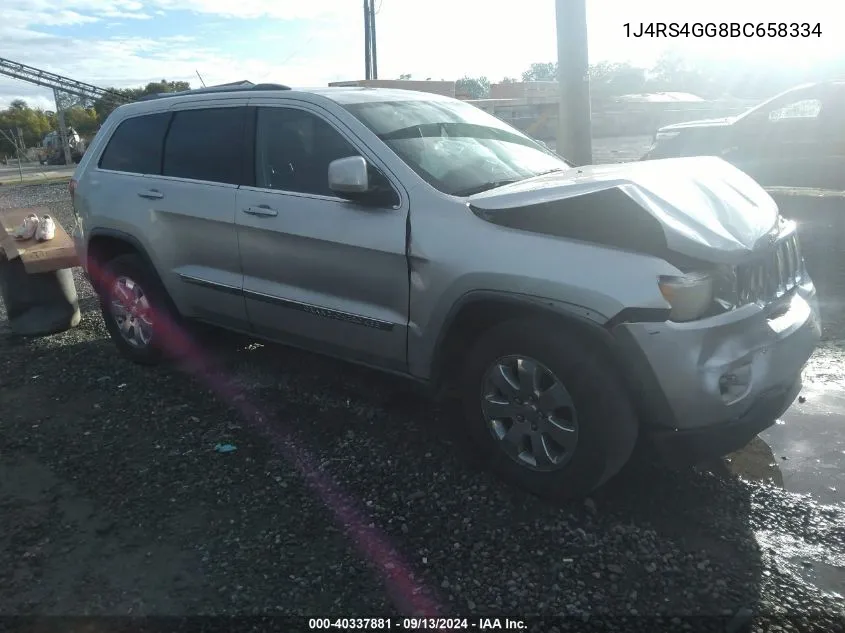 1J4RS4GG8BC658334 2011 Jeep Grand Cherokee Laredo