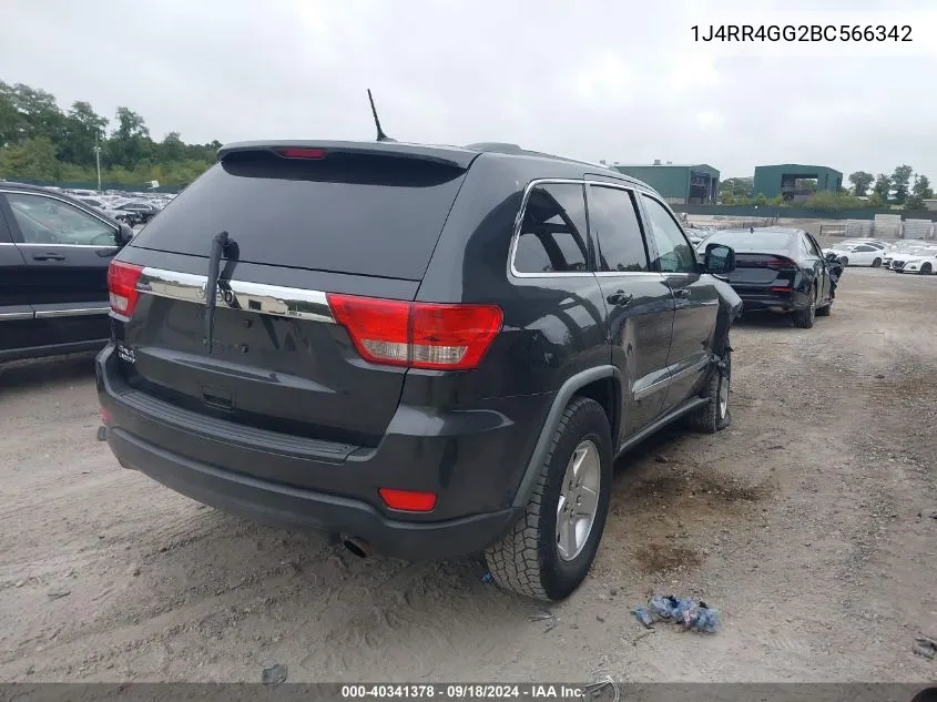 1J4RR4GG2BC566342 2011 Jeep Grand Cherokee Laredo