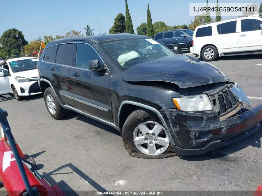 2011 Jeep Grand Cherokee Laredo VIN: 1J4RR4GG5BC540141 Lot: 40346184