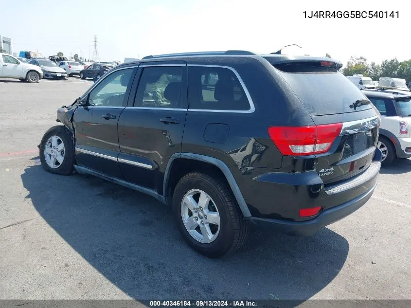 1J4RR4GG5BC540141 2011 Jeep Grand Cherokee Laredo