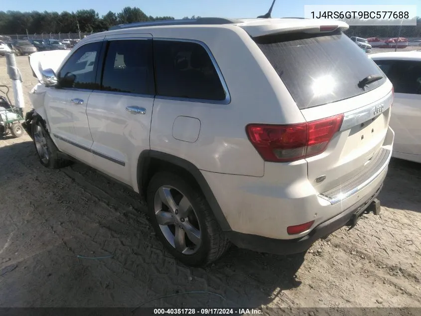 2011 Jeep Grand Cherokee Overland VIN: 1J4RS6GT9BC577688 Lot: 40351728