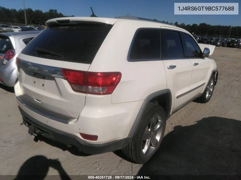 2011 Jeep Grand Cherokee Overland VIN: 1J4RS6GT9BC577688 Lot: 40351728