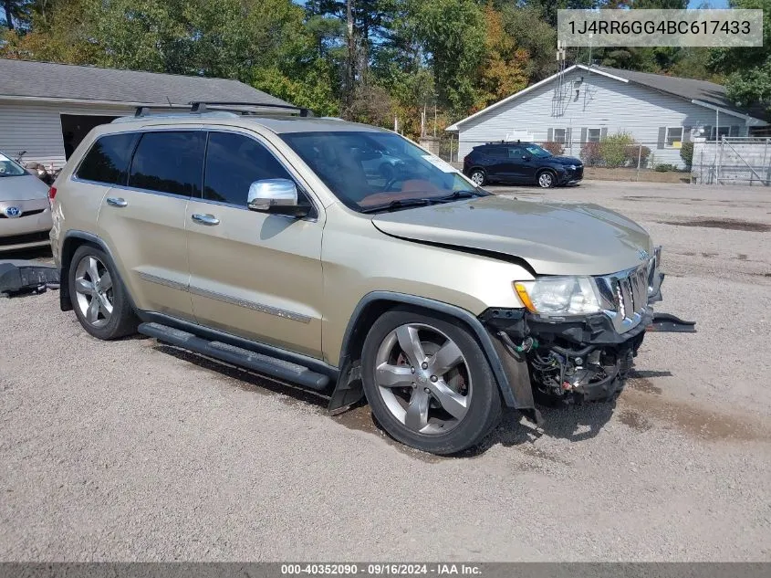 1J4RR6GG4BC617433 2011 Jeep Grand Cherokee Overland