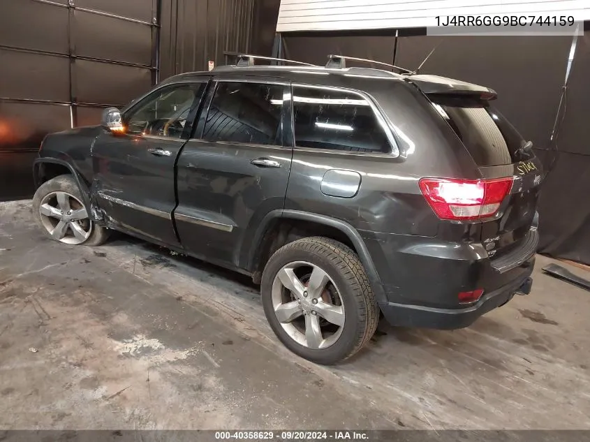 2011 Jeep Grand Cherokee Overland VIN: 1J4RR6GG9BC744159 Lot: 40358629