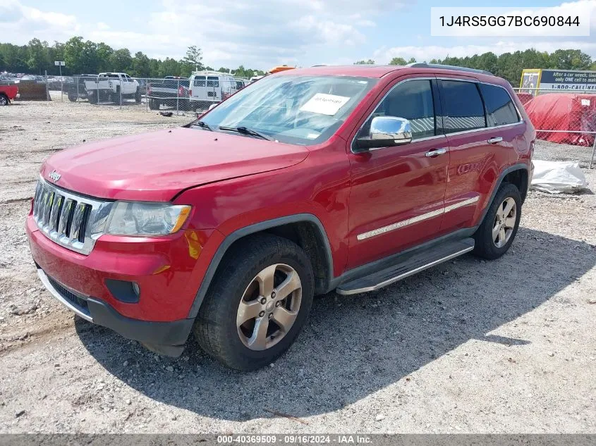 2011 Jeep Grand Cherokee Limited VIN: 1J4RS5GG7BC690844 Lot: 40369509