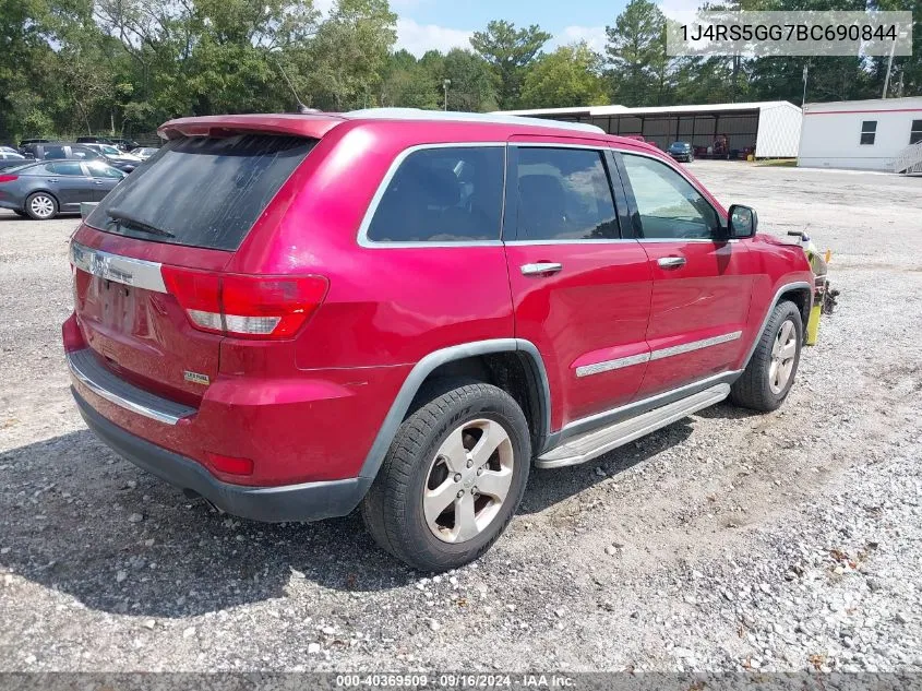 2011 Jeep Grand Cherokee Limited VIN: 1J4RS5GG7BC690844 Lot: 40369509