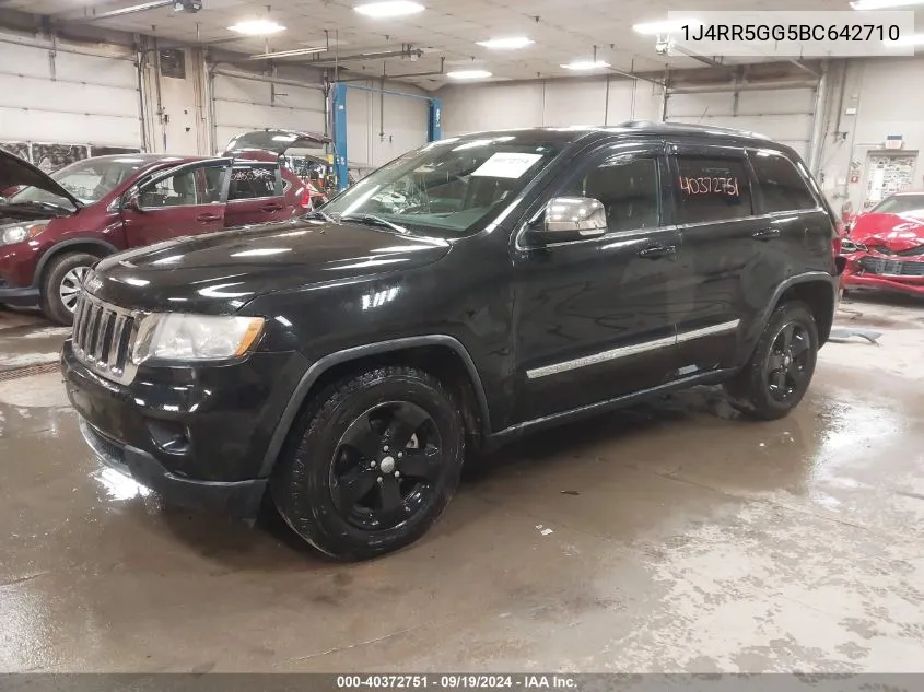 1J4RR5GG5BC642710 2011 Jeep Grand Cherokee Limited