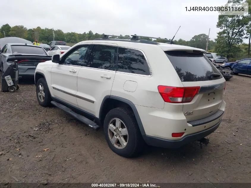 2011 Jeep Grand Cherokee Laredo VIN: 1J4RR4GG3BC511866 Lot: 40382067