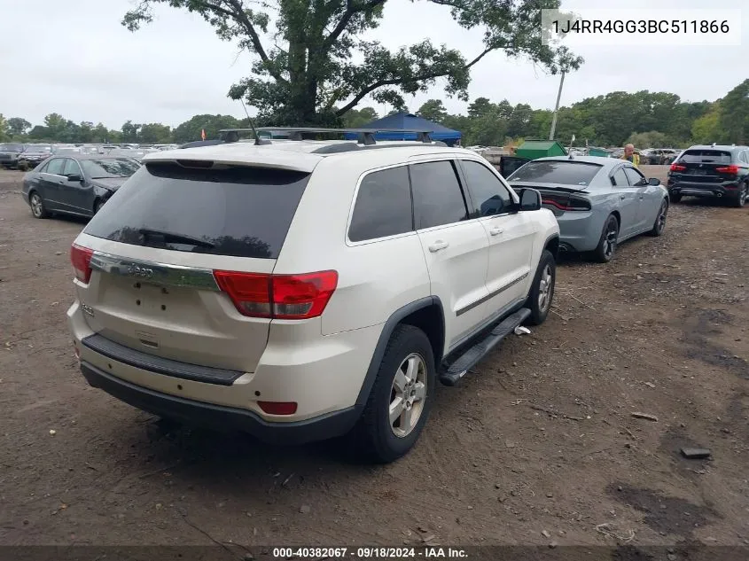 2011 Jeep Grand Cherokee Laredo VIN: 1J4RR4GG3BC511866 Lot: 40382067