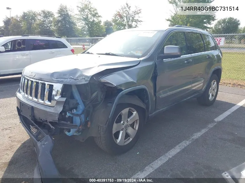 2011 Jeep Grand Cherokee Laredo VIN: 1J4RR4GG9BC731514 Lot: 40391753