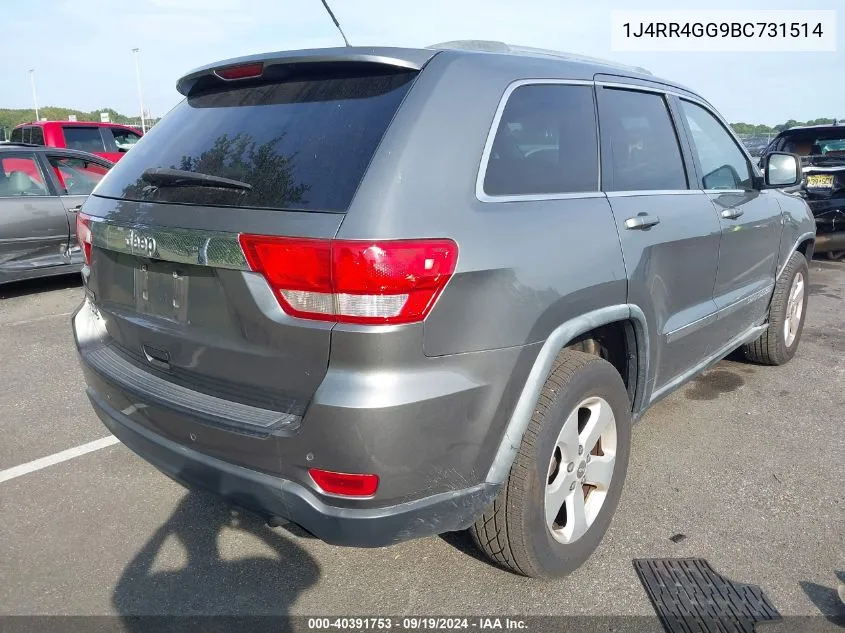 1J4RR4GG9BC731514 2011 Jeep Grand Cherokee Laredo