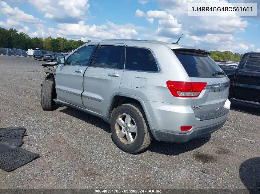 2011 Jeep Grand Cherokee Laredo VIN: 1J4RR4GG4BC561661 Lot: 40391785