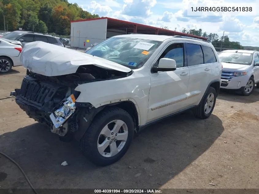 2011 Jeep Grand Cherokee Laredo VIN: 1J4RR4GG5BC541838 Lot: 40391994