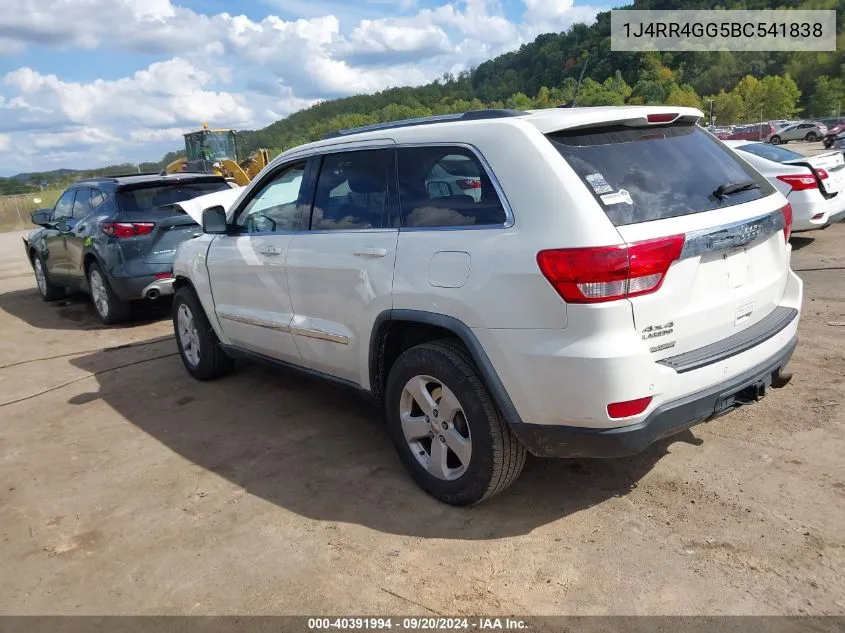 1J4RR4GG5BC541838 2011 Jeep Grand Cherokee Laredo