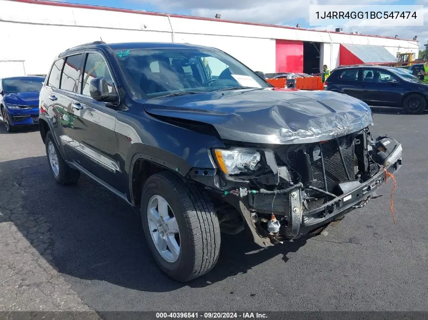 1J4RR4GG1BC547474 2011 Jeep Grand Cherokee Laredo