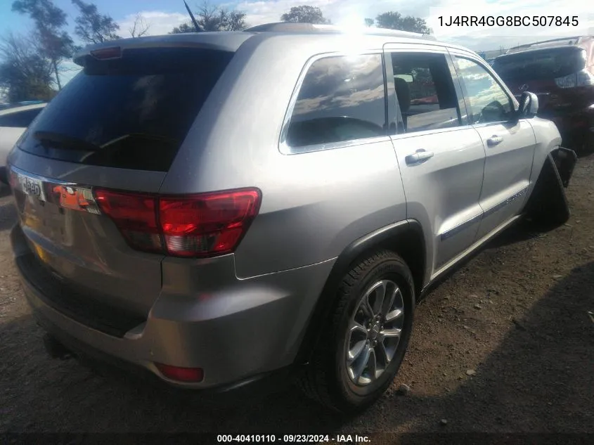 1J4RR4GG8BC507845 2011 Jeep Grand Cherokee Laredo