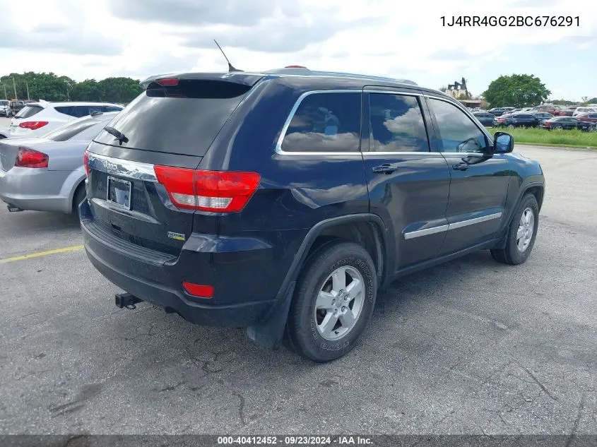 2011 Jeep Grand Cherokee Laredo VIN: 1J4RR4GG2BC676291 Lot: 40412452