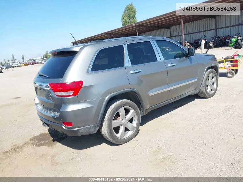 1J4RS6GT9BC584253 2011 Jeep Grand Cherokee Overland