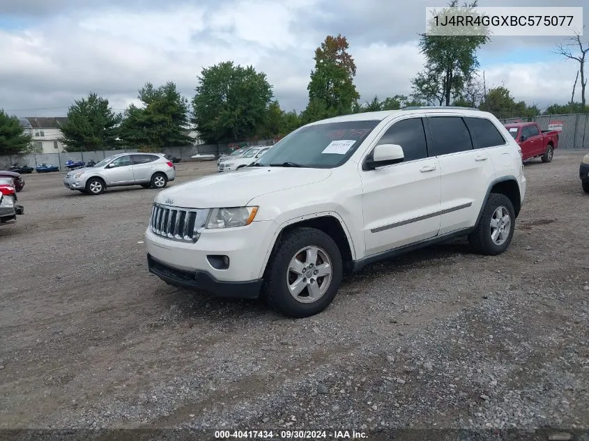 1J4RR4GGXBC575077 2011 Jeep Grand Cherokee Laredo