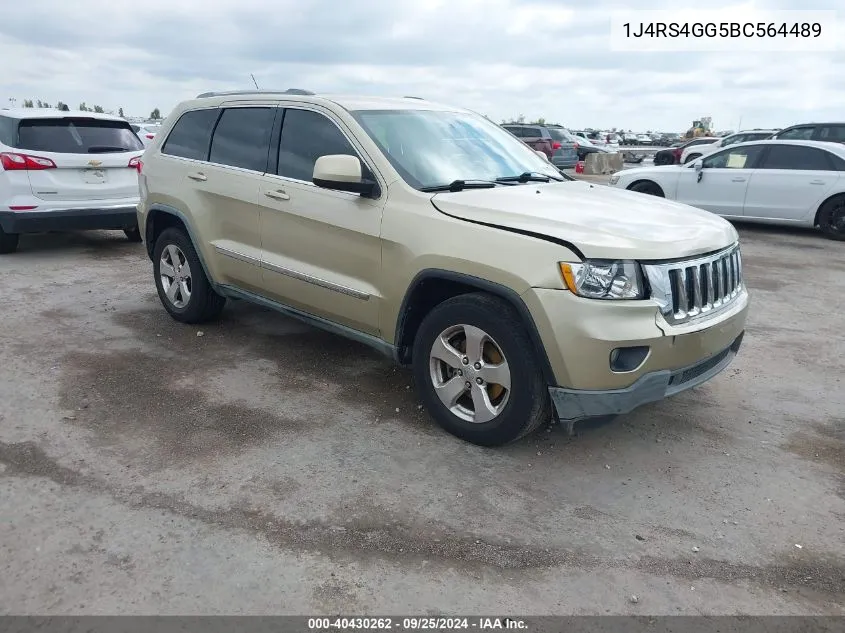 2011 Jeep Grand Cherokee Laredo VIN: 1J4RS4GG5BC564489 Lot: 40430262