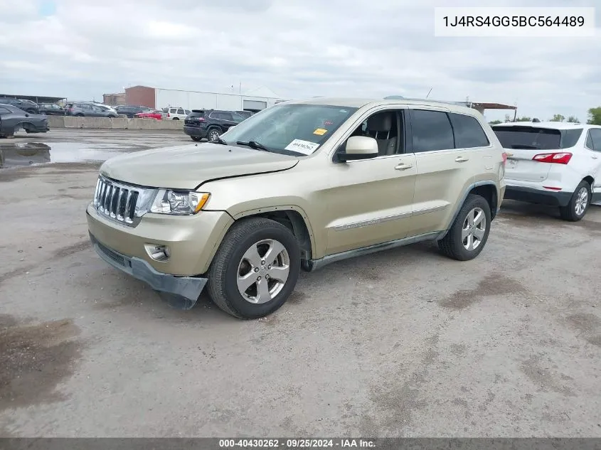 1J4RS4GG5BC564489 2011 Jeep Grand Cherokee Laredo