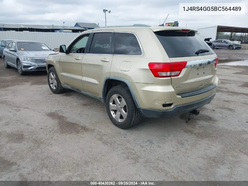 2011 Jeep Grand Cherokee Laredo VIN: 1J4RS4GG5BC564489 Lot: 40430262