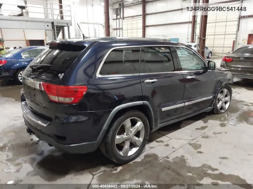 2011 Jeep Grand Cherokee Overland VIN: 1J4RR6GG9BC541448 Lot: 40436582