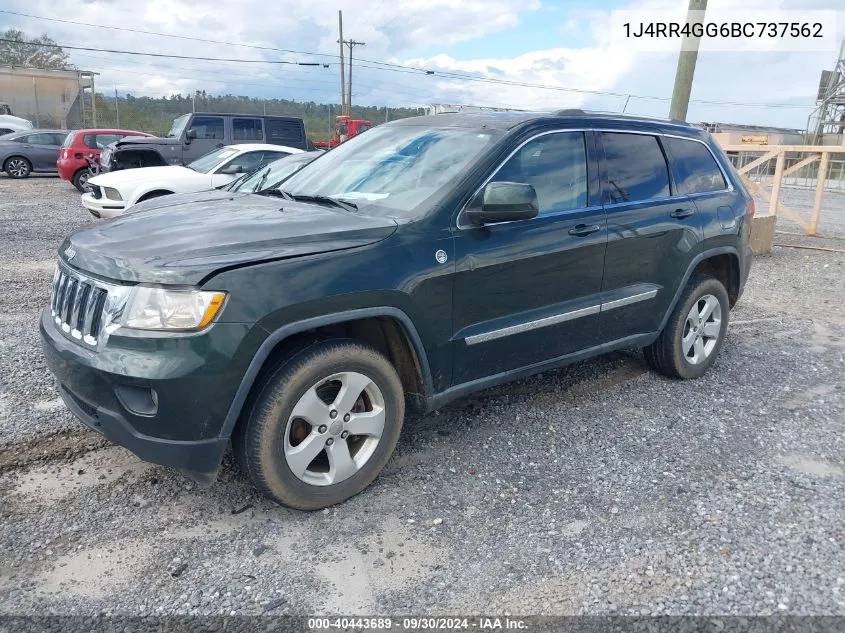 1J4RR4GG6BC737562 2011 Jeep Grand Cherokee Laredo