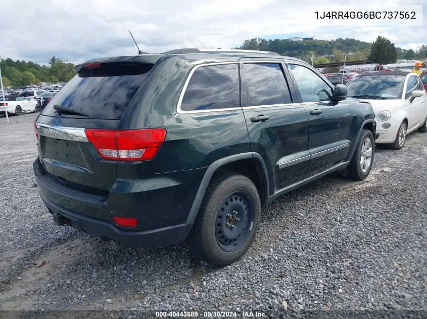 1J4RR4GG6BC737562 2011 Jeep Grand Cherokee Laredo