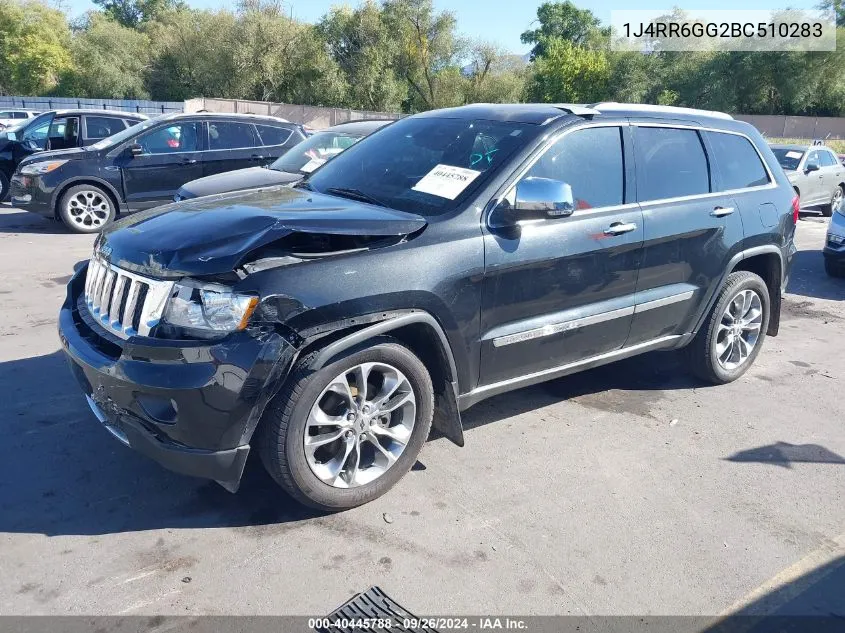 2011 Jeep Grand Cherokee Overland VIN: 1J4RR6GG2BC510283 Lot: 40445788