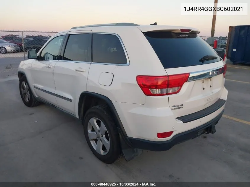 1J4RR4GGXBC602021 2011 Jeep Grand Cherokee Laredo