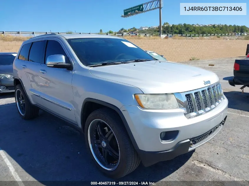 2011 Jeep Grand Cherokee Overland VIN: 1J4RR6GT3BC713406 Lot: 40457319