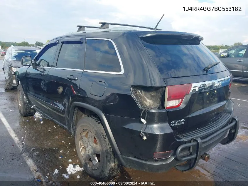 2011 Jeep Grand Cherokee Laredo VIN: 1J4RR4GG7BC553182 Lot: 40465080