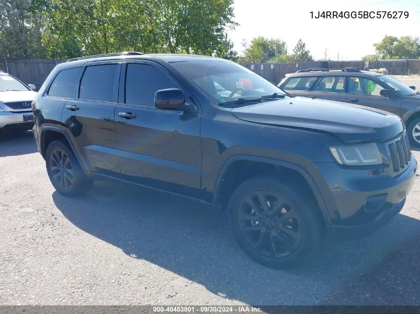 1J4RR4GG5BC576279 2011 Jeep Grand Cherokee Laredo