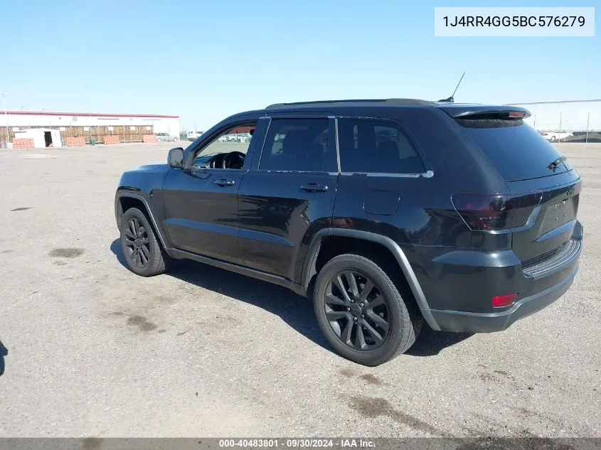 1J4RR4GG5BC576279 2011 Jeep Grand Cherokee Laredo