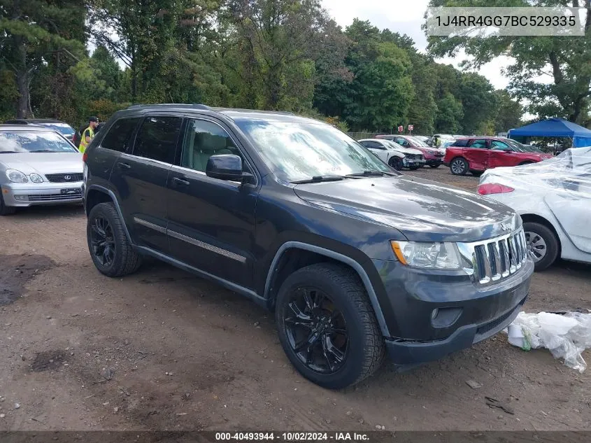 2011 Jeep Grand Cherokee Laredo VIN: 1J4RR4GG7BC529335 Lot: 40493944