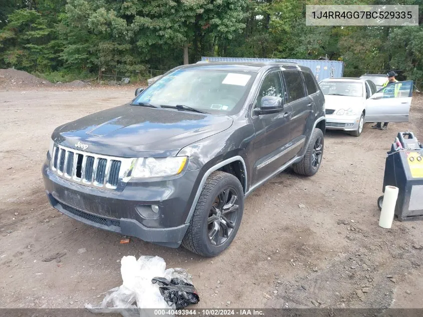 2011 Jeep Grand Cherokee Laredo VIN: 1J4RR4GG7BC529335 Lot: 40493944