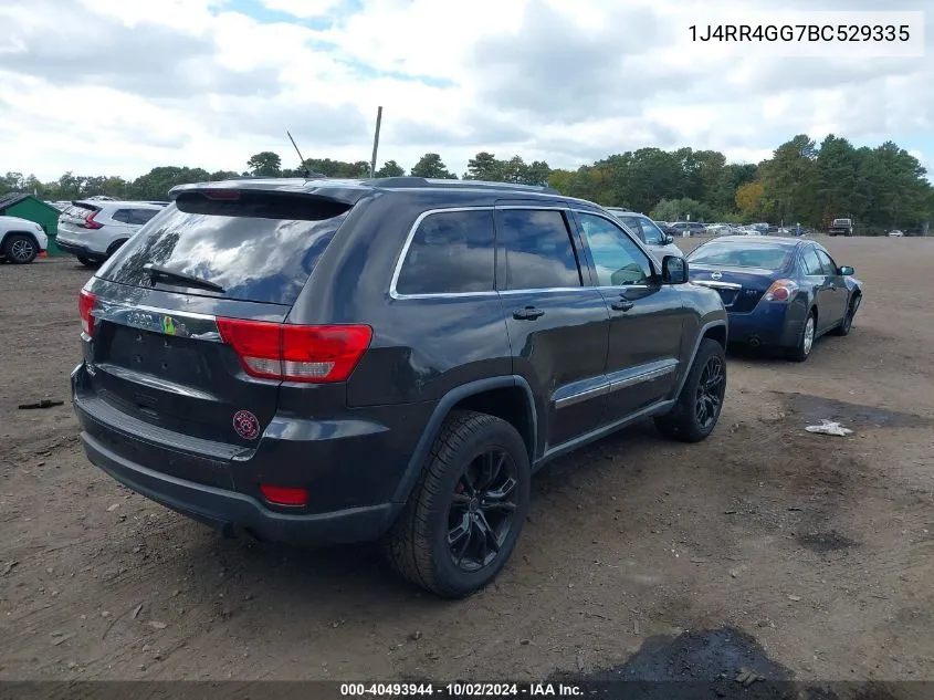 2011 Jeep Grand Cherokee Laredo VIN: 1J4RR4GG7BC529335 Lot: 40493944