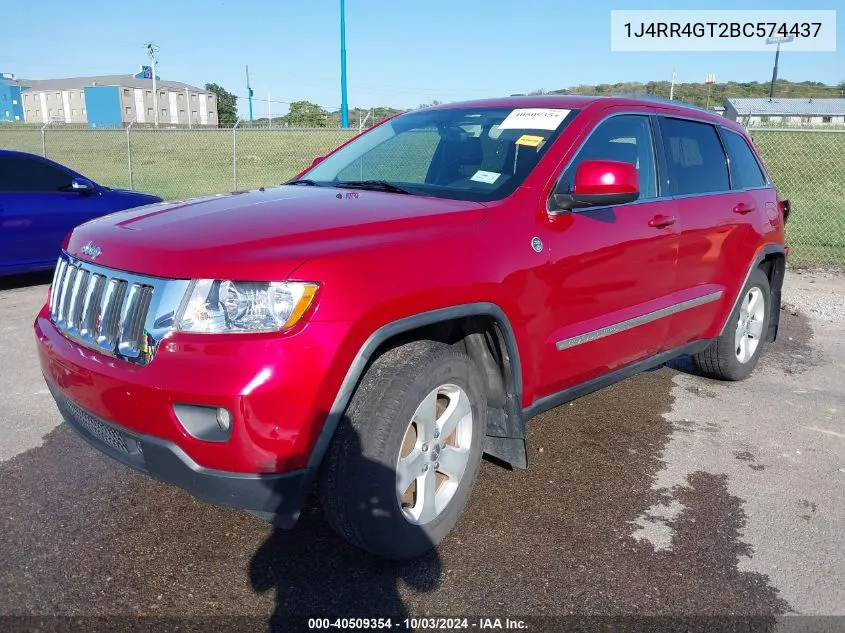 2011 Jeep Grand Cherokee Laredo VIN: 1J4RR4GT2BC574437 Lot: 40509354