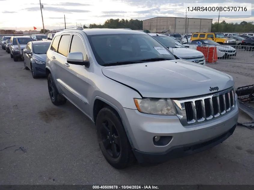 2011 Jeep Grand Cherokee Laredo VIN: 1J4RS4GG9BC570716 Lot: 40509878