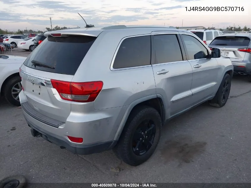 2011 Jeep Grand Cherokee Laredo VIN: 1J4RS4GG9BC570716 Lot: 40509878