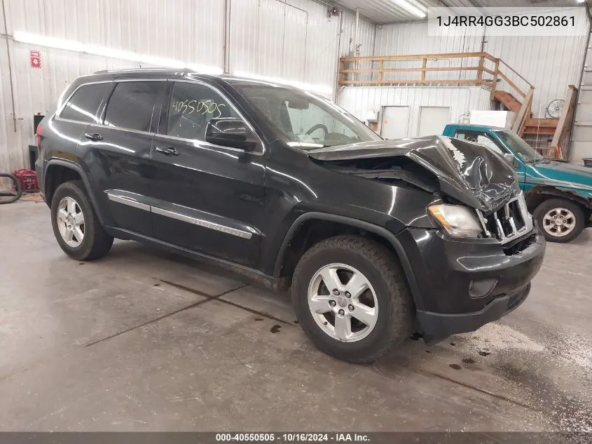 2011 Jeep Grand Cherokee Laredo VIN: 1J4RR4GG3BC502861 Lot: 40550505